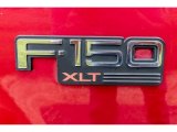 1995 Ford F150 XLT Extended Cab 4x4 Marks and Logos
