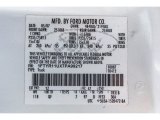 2007 Ranger Color Code for Oxford White - Color Code: YZ