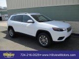 2021 Bright White Jeep Cherokee Latitude Lux 4x4 #141735687