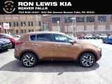 Burnished Copper Kia Sportage in 2021