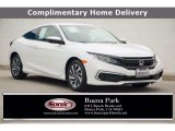 2019 White Orchid Pearl Honda Civic LX Coupe #141761582