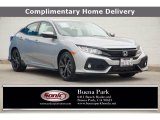 2018 Lunar Silver Metallic Honda Civic Sport Hatchback #141761579