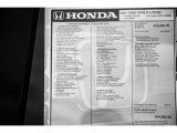 2021 Honda Civic Type R Limited Edition Window Sticker