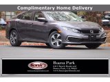 2021 Modern Steel Metallic Honda Civic LX Sedan #141761571