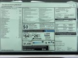 2021 BMW 5 Series 530e Sedan Window Sticker