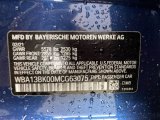 2021 5 Series Color Code for Phytonic Blue Metallic - Color Code: C1M