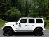 2021 Bright White Jeep Wrangler Unlimited High Altitude 4xe Hybrid #141802532