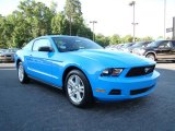 2010 Grabber Blue Ford Mustang V6 Coupe #14155817
