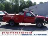 Red Ford F450 Super Duty in 2009
