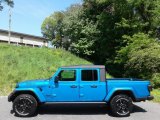 2021 Hydro Blue Pearl Jeep Gladiator Willys 4x4 #141819609