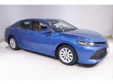 2019 Blue Streak Metallic Toyota Camry LE #141819742