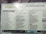 2021 Chevrolet Silverado 1500 LTZ Crew Cab 4x4 Window Sticker