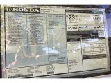 2021 Honda Pilot EX Window Sticker