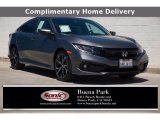2019 Sonic Gray Pearl Honda Civic Sport Sedan #141830186