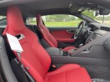 2021 Jaguar F-TYPE P300 Coupe Mars Red Interior