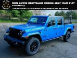 2021 Hydro Blue Pearl Jeep Gladiator Willys 4x4 #141839458