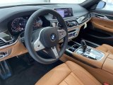 2022 BMW 7 Series 740i Sedan Cognac Interior