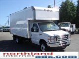 2009 Oxford White Ford E Series Cutaway E350 Commercial Moving Truck #14146542