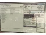 2018 Mercedes-Benz G 63 AMG Window Sticker