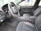 2020 Audi A3 2.0 S Line Premium quattro Black Interior