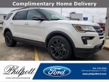 2018 Oxford White Ford Explorer XLT #141853841