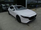 2021 Snowflake White Pearl Mica Mazda Mazda3 Premium Hatchback AWD #141880014