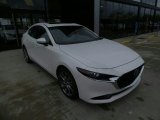 2021 Snowflake White Pearl Mica Mazda Mazda3 Premium Sedan AWD #141880016