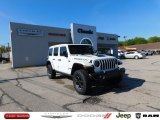 2021 Bright White Jeep Wrangler Unlimited Rubicon 4xe Hybrid #141888467