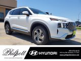 2021 Quartz White Hyundai Santa Fe SEL #141888423