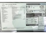 2021 Mercedes-Benz GLE 580 4Matic Window Sticker