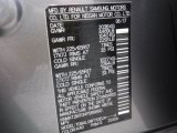 2017 Rogue Color Code for Gun Metallic - Color Code: KAD