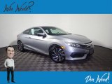 2016 Lunar Silver Metallic Honda Civic LX-P Coupe #141932861