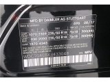 2018 GLA Color Code for Night Black - Color Code: 696