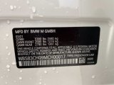 2021 M5 Color Code for Alpine White - Color Code: 300