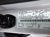 2021 F150 Color Code for Space White - Color Code: A3