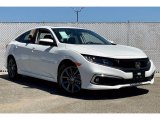 2021 Honda Civic EX Sedan Front 3/4 View