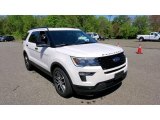 2019 White Platinum Ford Explorer Sport 4WD #141980796
