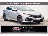 2018 Lunar Silver Metallic Honda Civic EX Hatchback #141982573