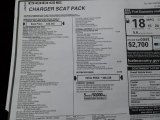 2021 Dodge Charger Scat Pack Window Sticker