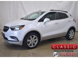 White Frost Tricoat Buick Encore in 2018