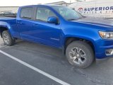 2018 Kinetic Blue Metallic Chevrolet Colorado Z71 Crew Cab 4x4 #142026805