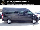 2020 Agate Black Ford Transit Passenger Wagon XLT 350 MR Extended #142067223