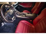 2018 Lexus IS 300 Rioja Red Interior