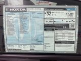 2021 Honda Accord Sport SE Window Sticker