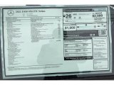 2021 Mercedes-Benz E 450 4Matic Sedan Window Sticker
