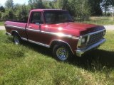 Candyapple Red Ford F100 in 1979