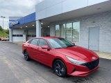 Scarlet Red Pearl Hyundai Elantra in 2021