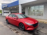 2021 Calypso Red Hyundai Elantra SEL #142122112