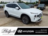 2021 Quartz White Hyundai Santa Fe Limited #142136410