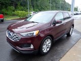 2020 Ford Edge Titanium AWD Front 3/4 View